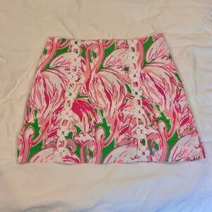 Lilly Pulitzer Marigold Flamingo Pink
Colony Mini Skort Size 2